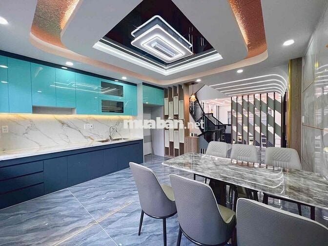 NHÀ BÌNH TÂN (4,5M x 17M) NGAY NGÃ TƯ GÒ MÂY. MTKD ĐƯỜNG 7M THÔNG !!