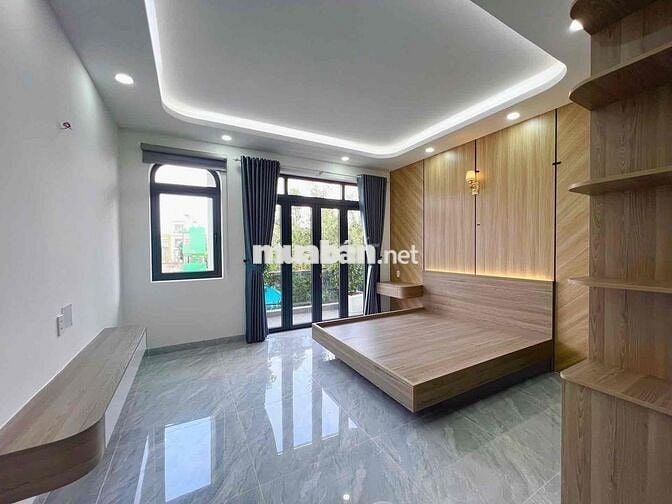 NHÀ BÌNH TÂN (4,5M x 17M) NGAY NGÃ TƯ GÒ MÂY. MTKD ĐƯỜNG 7M THÔNG !!