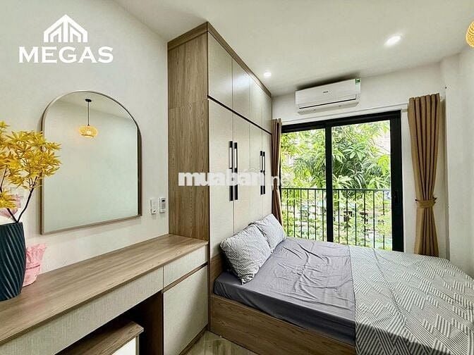 STUDIO - 1PN - TÁCH BẾP - FULL NỘI THẤT - BAN CÔNG - NGAY LOTTE MART