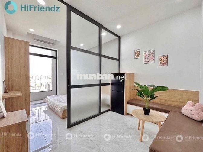 CHO THUÊ CĂN STUDIO 1PN TÁCH BẾP CÓ BANCOL THOÁNG MÁT NGAY HỒ ĐẮC DI.