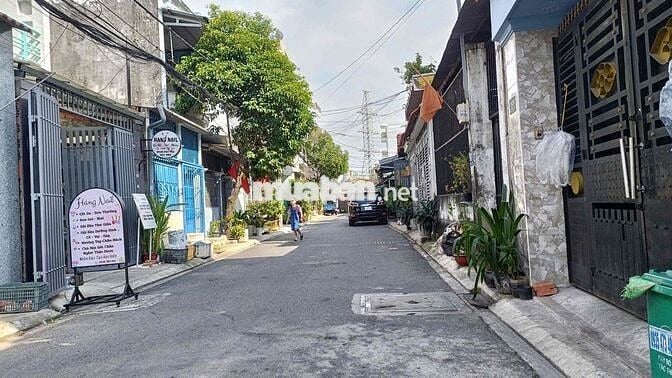 Nhà Gác Đúc còn đẹp 4,25x17m Sổ 75m2 MT nhựa 10m thông gần đg Hà Đặc