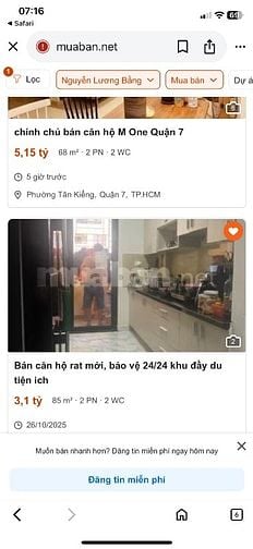 Chính chủ bán căn hộ Eratown, Đức Khải đừơng Nguyễn Lưống Bằng Quận 7