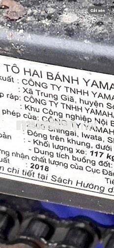 Yamaha Exciter 2018 Côn tay Xanh