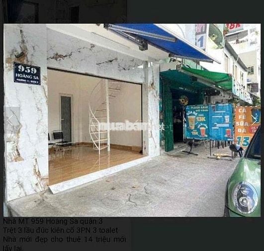 Nhà MT kinh doanh siêu đỉnh - Hoàng Sa -  sầm uất ngày đêm