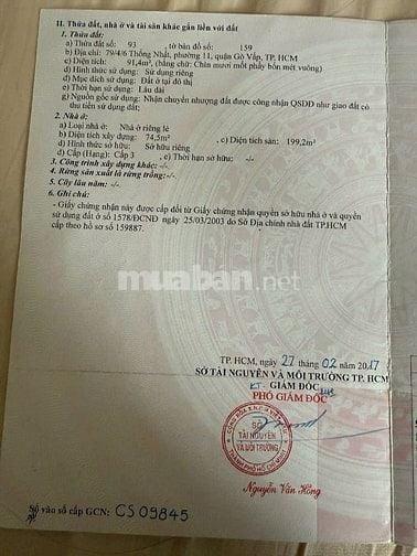 Bán nhà Hxh 3 lầu (5x18) 79/4/6 Thống nhất p11 , gò vấp (Bv HỒNG ĐỨC)