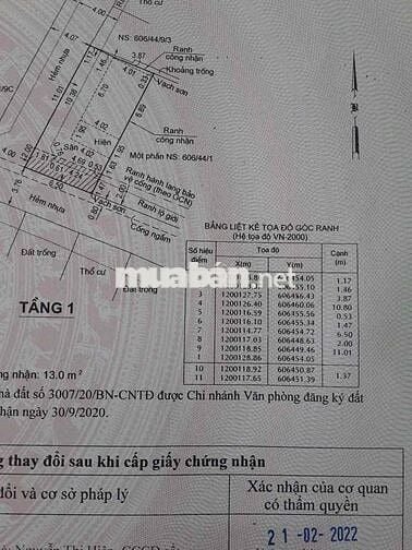 Đất 2MT KINH DOANH NGAY HỒNG LONG 6.5X13M 83M2 CÔNG NHẬN 70M2