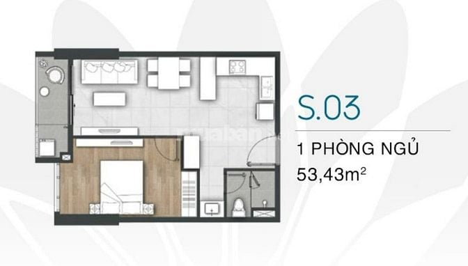 Kẹt tiền bán nhanh căn 1PN Vũng Tàu Pearl Thi Sách, bán nhanh lỗ 200tr