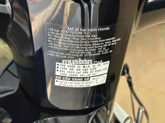 Honda Future LED 2024 Trắng 2700 km Như mới