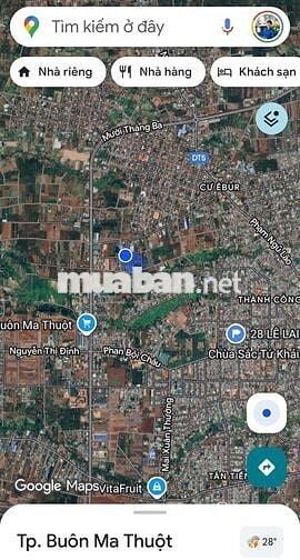 Đất hẻm Giải Phóng thôn 2 Cưebur 6x22,5m