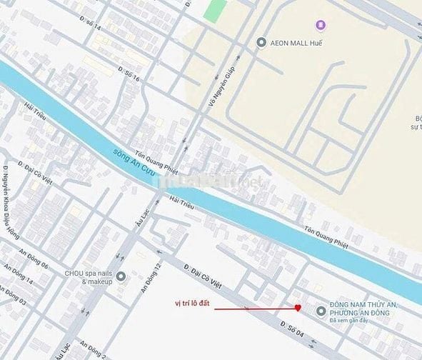 CHÍNH CHỦ BÁN ĐẤT ĐẸP TRUNG TÂM TP HUẾ CẠNH AEON