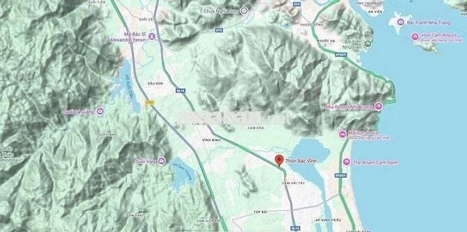 Đất sổ đỏ 1643,2m2 Cam Hải Tây, Cam Lâm, Khánh Hoà giá cực tốt 4.5 tỷ