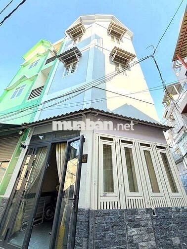 NHÀ ĐẸP GỐC 2 MẶT HẺM  -  4 TẦNG  -  3PN , 4WC  - GIÁ CHỈ 6,1 TỶ