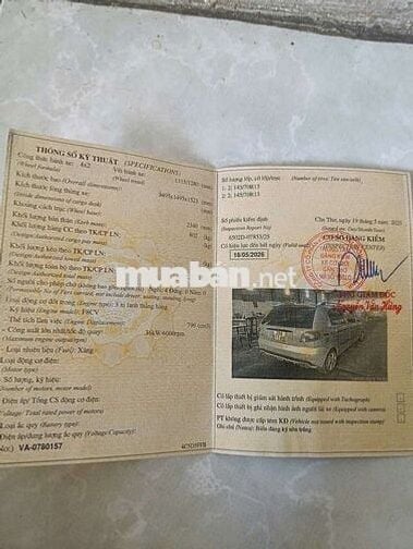 Daewoo Matiz 2005 Xăng Số sàn