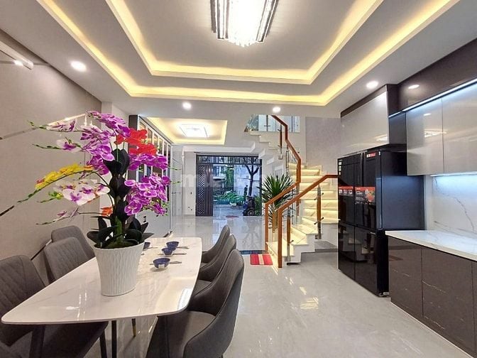 Bán nhà khu Đẹp nhất Thạnh Xuân 25,Q 12, Tặng toàn bộ nội thất Cao Cấp