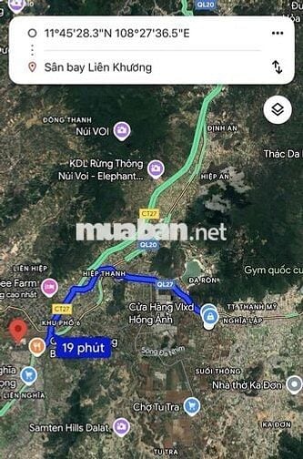 Bán đất Suối Thông B cách Đà Lạt 30km khu dân cư