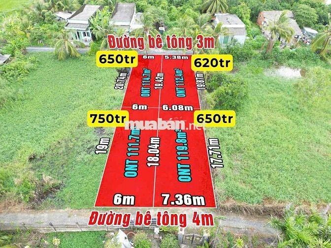 ngay kcn An Nhụt Tân , đối diện khu tái định cư  DT 118 m2 thổ cư rẻ