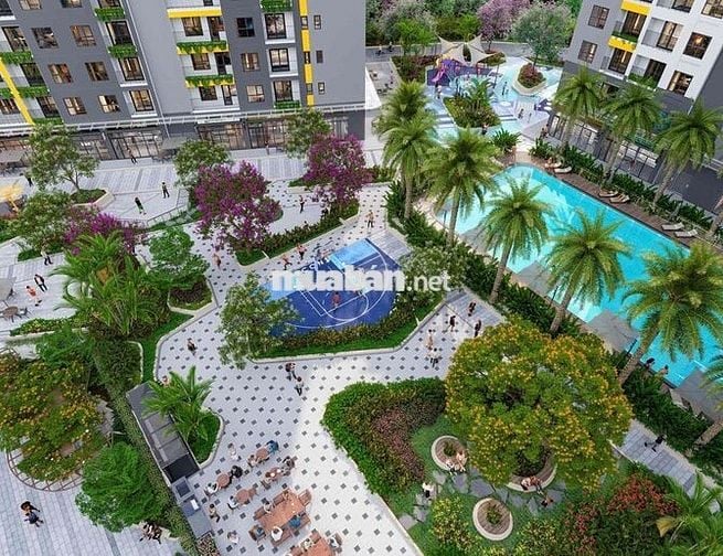 Hot Hit dự án mới nhất Bcons Center City, 44m2 1PN 1WC, Giá 2,420 tỷ