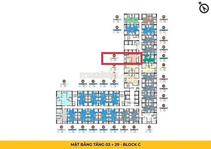 Hot Hit dự án mới nhất Bcons Center City, 44m2 1PN 1WC, Giá 2,420 tỷ