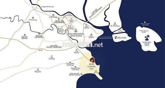 Bán Biệt Thự Sân Golf - Ruby Coastal City - Sổ đỏ - 294m2 - 4 tầng