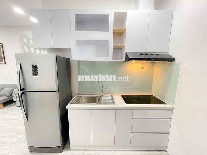 Căn hộ mini Full nội thất Ban công mặt tiền Nguyễn Trãi gần BV An Bình