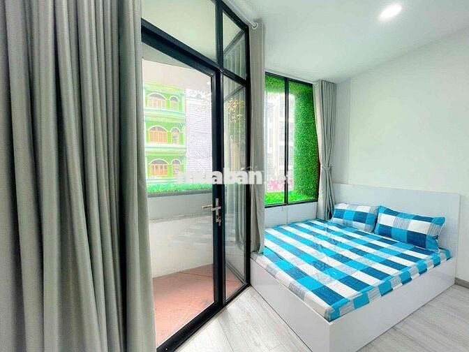 Căn hộ mini Full nội thất Ban công mặt tiền Nguyễn Trãi gần BV An Bình