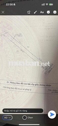 đất cây lâu năm, tiếp giáp lộ nhựa oto, cách trung tâm Búng Tàu 1km