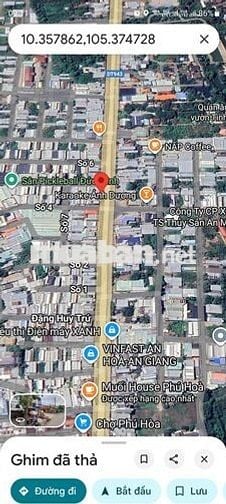 Bán nền Chợ TT Phú Hòa, mặt tiền đường Trần Phú (943)