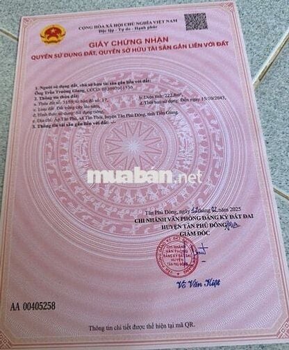 222m² đất vườn ven sông Cửa Tiểu – giá chỉ 160 triệu! 🌿🍍🌱