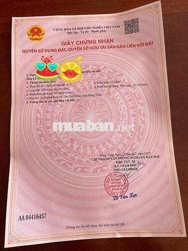 Đất 373m² có quy hoạch thổ cư, giáp rạch đẹp – giá chỉ 190 triệu