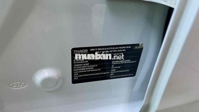 Kia Cerato 2021 1.6 AT DELUXE - 58000 km