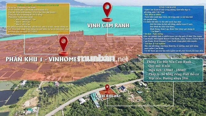 Đất Cam Ranh: Tựa núi hướng biển! Chỉ với 600 triệu-full thổ cư