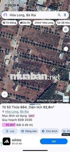 cần bán gấp lô đất mặt tiền đường 23 dự án lan anh 2