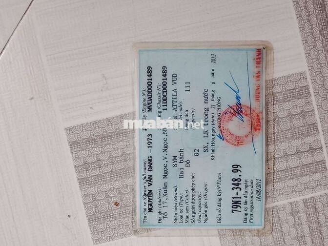 SYM Attila Elizabeth FI 2013 Đỏ