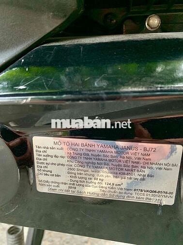 Yamaha Janus 2019 Smartkey Chính Chủ BSTP Xe Đẹp