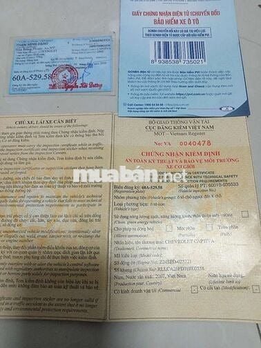 Cần bán xe Captiva 7 chổ số tự động 2007 chính chủ