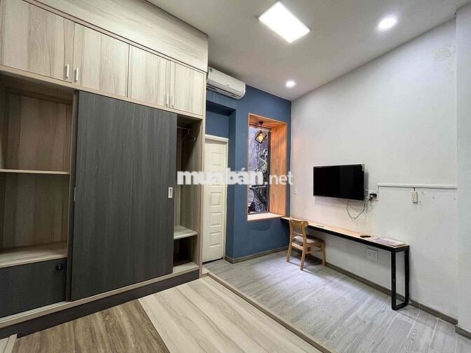 CHO THUÊ CĂN HỘ Q1- (CHỢ BẾN THÀNH)- 1PN+ SÂN VƯỜN - GIẶT SẤY RIÊNG