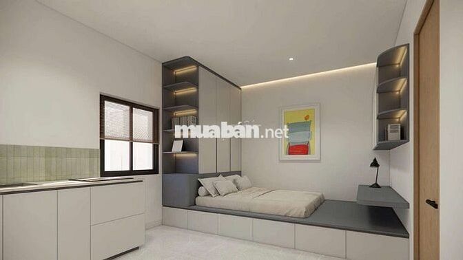 Khai trương căn hộ dịch vụ ban công/cửa sổ full nội thất