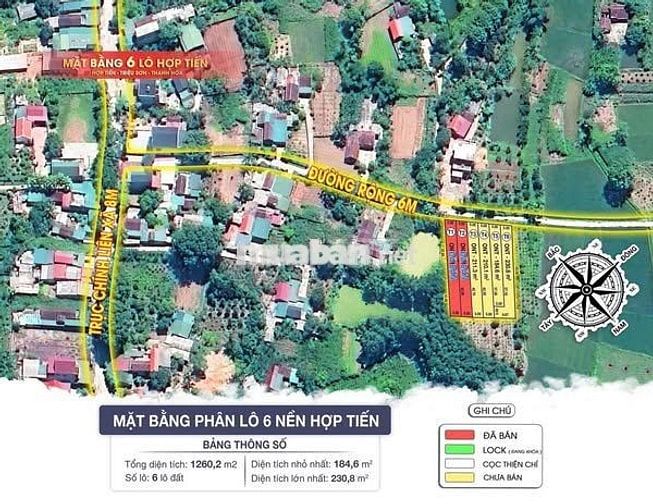 📍 Đất trung tâm xã Hợp Tiến – Triệu Sơn Diện tích hơn 230m²