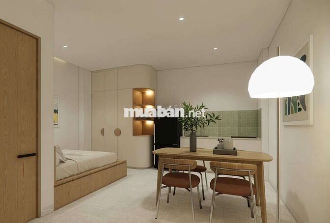 Khai trương căn hộ dịch vụ ban công/cửa sổ full nội thất