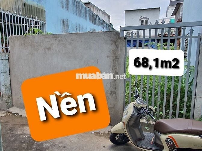 68m2 đất thổ cư (mặt tiền hẻm 6789)