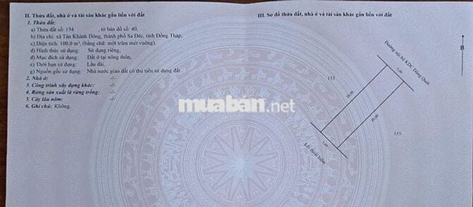 Nền 100m2 - KDC Đông Quới, tiềm năng phát triển nhanh.