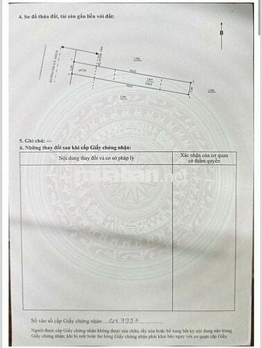 Bán lô đất sẵn thổ cư, mặt tiền đường nhựa lớn.