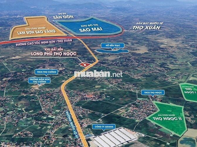 Đất đã có sổ 218,7m2 Triệu Sơn - Thanh Hoá