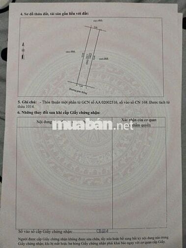 Cần tiền gấp bán lô đất tại triệu Thành triệu sơn,TH  320m giá 550tr