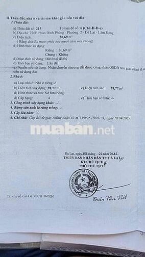 Bán nhà hẻm sau lưng bánh mì Bon Bon góc Phan Đình Phùng Nguyễn Lương