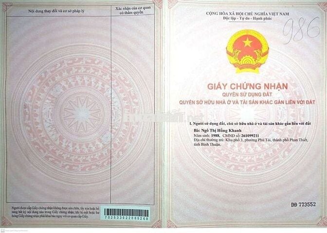 Mình cần tiền bán Lô đất mặt tiền đường nhựa dân đông tiện ích ok