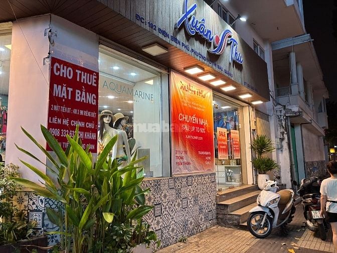 Cho thuê mặt bằng 2 mặt tiền góc NKKN- ĐBP quận 3