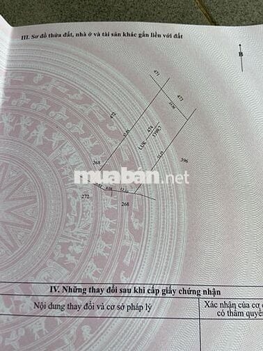 LÔ ĐẤT ĐẸP MẶT TIỀN ĐƯỜNG TỈNH 14C HUYỆN BẾN CẦU