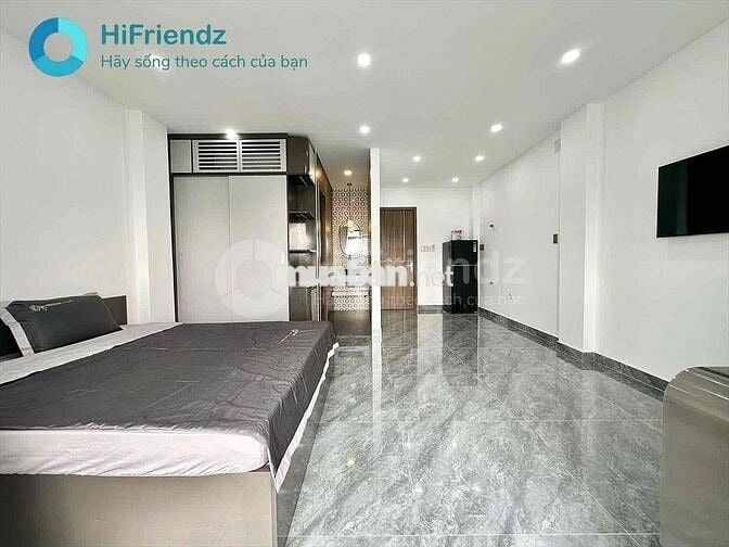 Căn Hộ 1PN Full Nội Thất Bancol DT 40m2 Giáp Bình Thạnh Ngay LOTTE