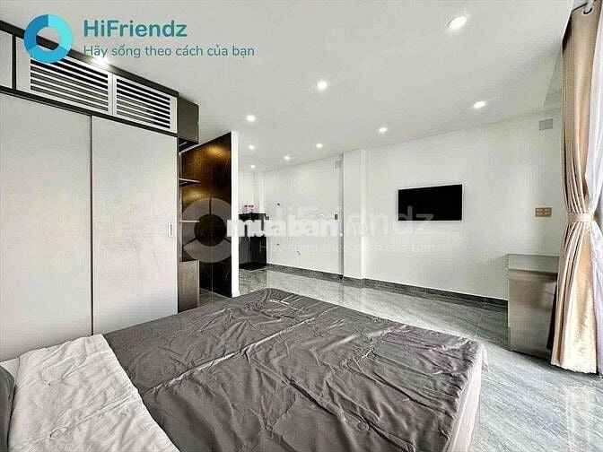 Căn Hộ 1PN Full Nội Thất Bancol DT 40m2 Giáp Bình Thạnh Ngay LOTTE